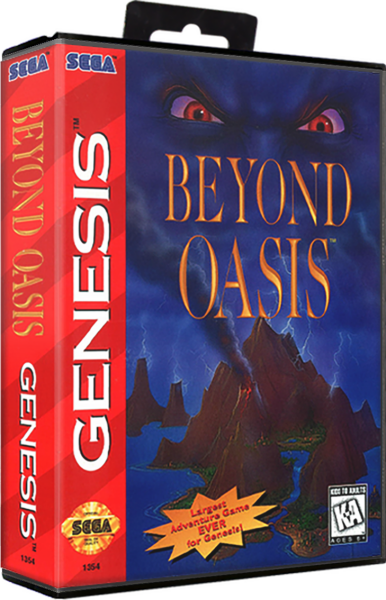 Beyond Oasis (US) (CIB) (very good condition) - Sega Mega Drive