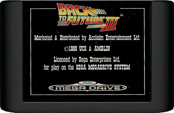 Back to the Future III (EU) (lose) (very good condition) - Sega Mega Drive