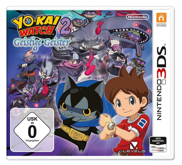 Yokai Watch 2 – Geistige Geister (EU) (CIB) (new) - Nintendo 3DS