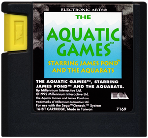 Aquatic Games - starring James Pond (EU) (lose) (very good condition) - Sega Mega Drive