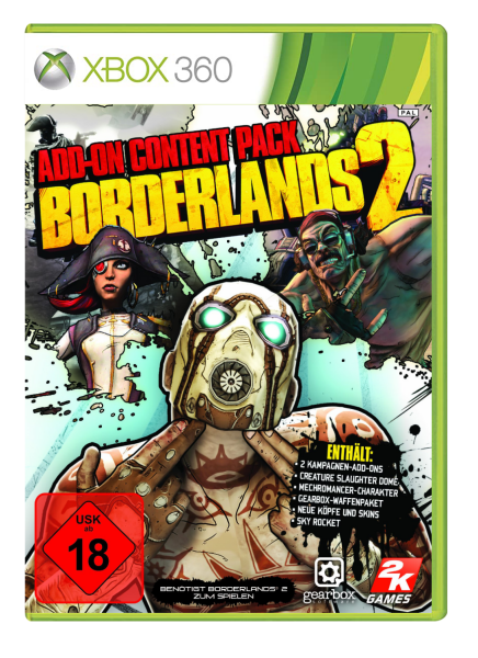 Add-On Content Pack - Borderlands 2 (EU) (OVP) (mint condition) - Xbox 360