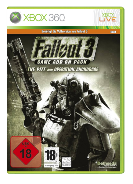 Fallout 3 Game Add-On Pack (EU) (The Pitt and Operation: Anchorage) (OVP) (sehr guter Zustand) - Xbox 360