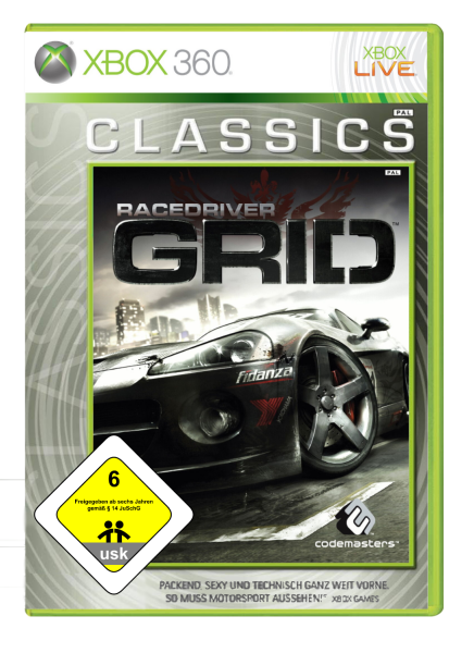 Racedriver Grid (EU) (Classics) (OVP) (neuwertiger Sammlerzustand) - Xbox 360