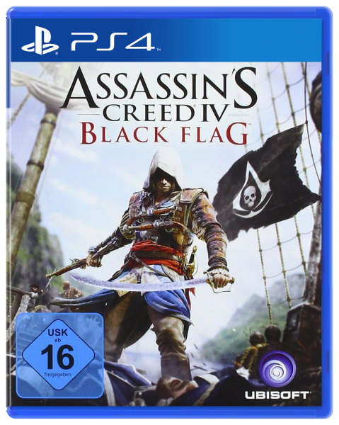 Assassins Creed IV (4) Black Flag (EU) (OVP) (neuwertiger Sammlerzustand) - PlayStation 4 (PS4)