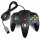 N64 Classic Controller (Schwarz) (EU) (Third Party) (lose) (neu) - Nintendo 64 (N64)