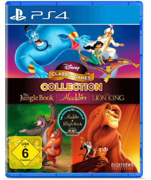 Disney Classic Games Collection (EU) (Jungle Book + Aladdin + Lion King ) (OVP) (neu) - PlayStation 4 (PS4)