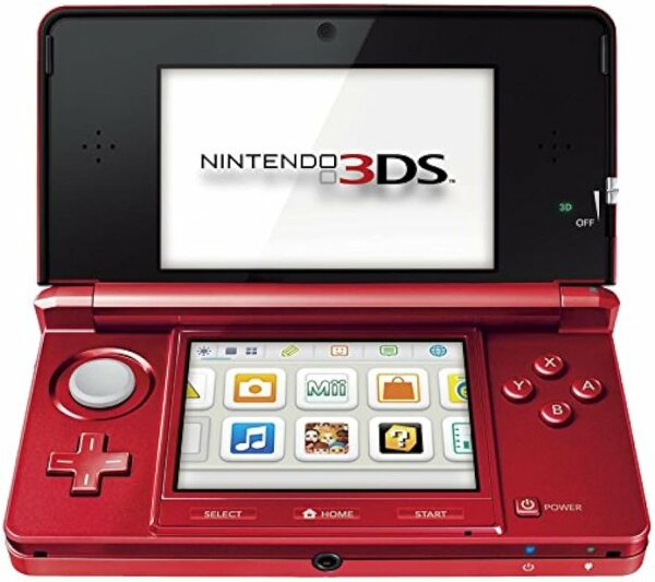 Nintendo 3DS ("Flame Red", Rot) (EU) (CTR-S-EUR) (lose) (neuwertiger Sammlerzustand) - Nintendo 3DS