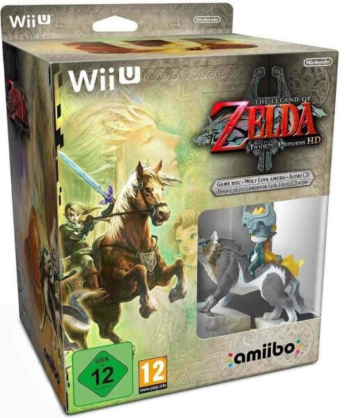 The Legend of Zelda: Twilight Princess HD (EU) (+ Amiibo + Audio CD Edition) (OVP) (neuwertiger Sammlerzustand) - Nintendo Wii U