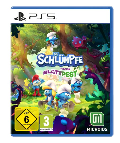 Die Schlümpfe: Mission Blattpest (EU) (OVP) (neuwertiger Sammlerzustand) - PlayStation 5 (PS5)