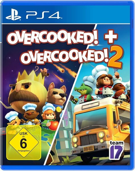 Overcooked + Overcooked 2 (EU) (OVP) (neu) - PlayStation 4 (PS4)