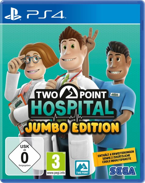 Two Point Hospital (EU) (Jumbo Edition) (OVP) (neu) - PlayStation 4 (PS4)