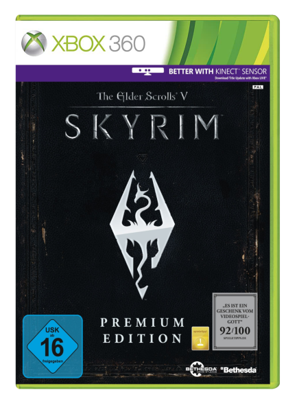 The Elder Scrolls V: Skyrim (EU) (Premium Edition) (CIB) (acceptable) - Xbox 360