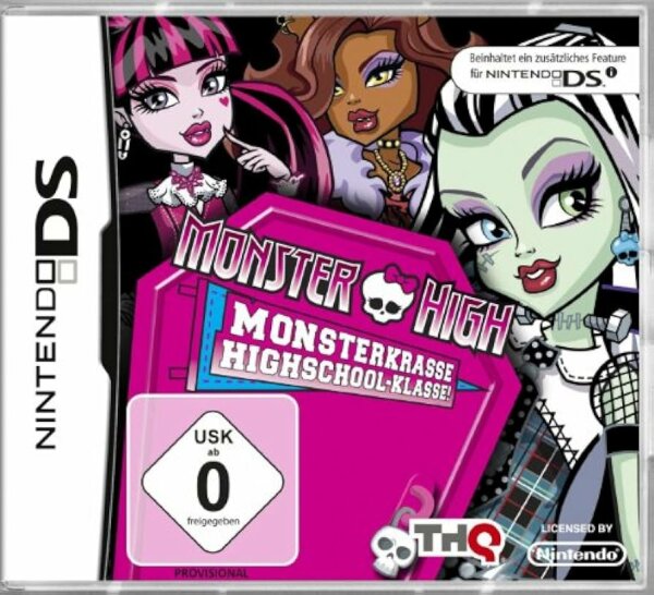 Monster High Monsterkrasse Highschool-Klasse! (EU) (CIB) (new) - Nintendo DS