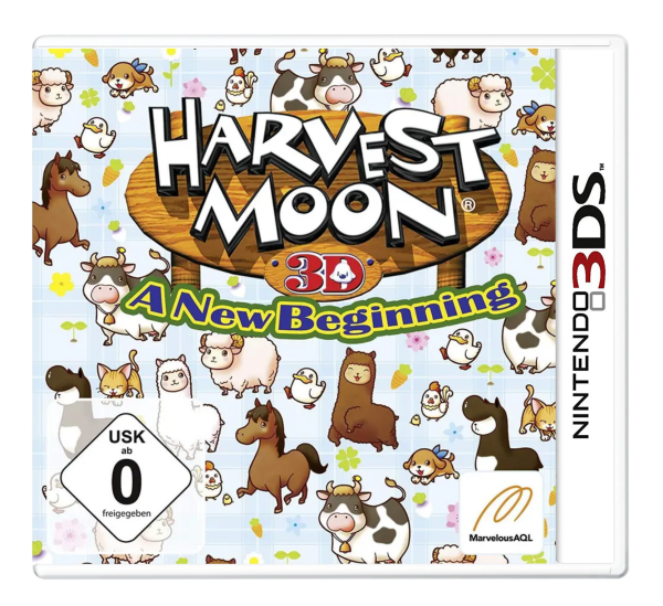 Harvest Moon 3D: A New Beginning (EU) (OVP) (neuwertiger Sammlerzustand) - Nintendo 3DS