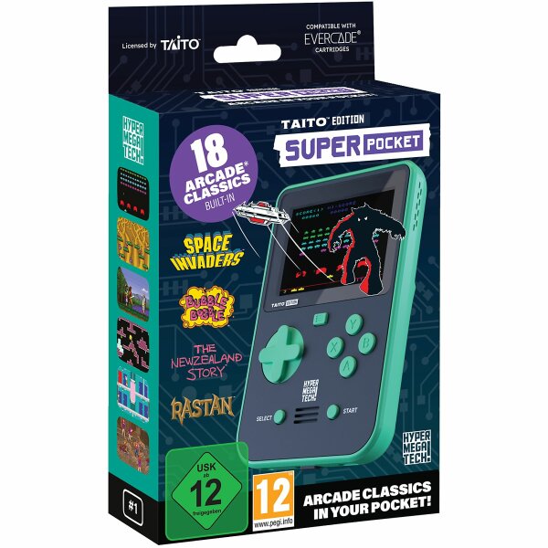 Hyper Mega Tech! Super Pocket: TAITO Edition von BLAZE (Evercade kompatibel) (EU) (OVP) (neu) - Zubehör