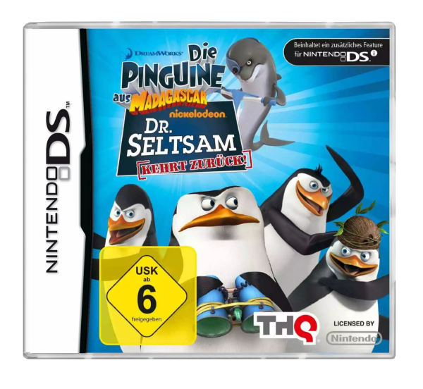 Die Pinguine aus Madagascar: Dr. Seltsam Kehrt Zurück (EU) (CIB) (mint condition) - Nintendo DS