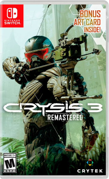 Crysis 3 Remastered (+ Bonus Cards) (US) (OVP) (sehr guter Zustand) - Nintendo Switch