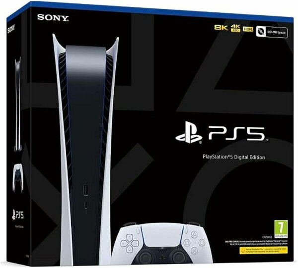 PlayStation 5 Konsole - Digital (EU) (CFI-10XXB) (OVP) (gebraucht) - PlayStation 5 (PS5)