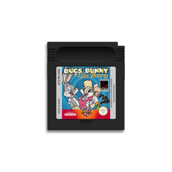 Bugs Bunny and Lola Bunny – Operation Karotten (schwarzes Modul) (EU) (loose) (used) - Nintendo Game Boy