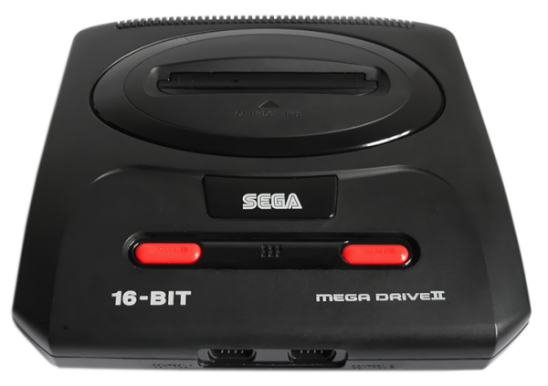 Sega Mega Drive Model 2 Konsole inkl. Controller, Netzteil, RGB-Scart-Kabel + Triple Bypass + 50/60Hz Umbau (EU) (lose) (sehr guter Zustand) - Sega Mega Drive