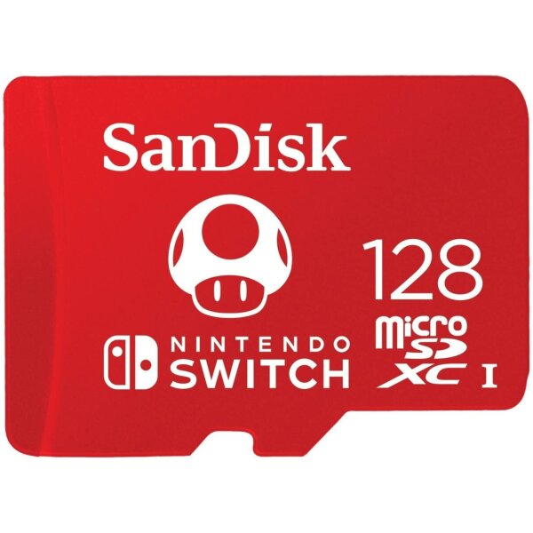 128GB microSDXC SanDisk SD Speicherkarte für Nintendo Switch & Switch Lite (EU) (OVP) (neu) - Nintendo Switch