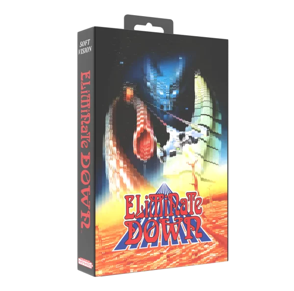 Eliminate Down (retro-bit, SOFT VISION) (EU) (CIB) (new) - Sega Mega Drive