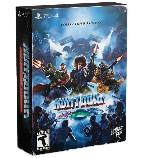 Huntdown (Collectors Edition, Limited Run) (US) (CIB) (new) - PlayStation 4 (PS4)