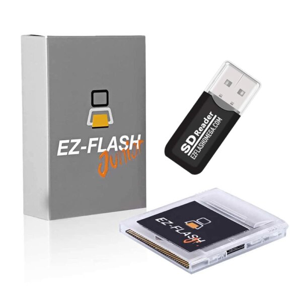 EZ-Flash Junior Flashcart / SD-Card Adapter (EU) (lose) (neu) - Nintendo Game Boy Color (GBC)