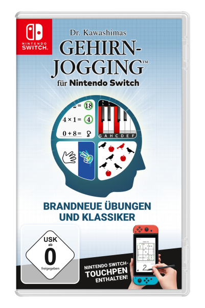 Dr. Kawashimas Gehirn-Jogging (inkl. Stift / Touch-Pen) (EU) (OVP) (sehr guter Zustand) - Nintendo Switch