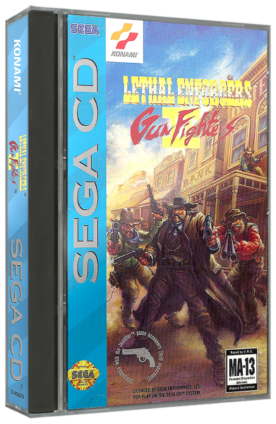 Lethal Enforcers Gun Fighters II (2) (US) (OVP) (sehr guter Zustand) - Mega CD