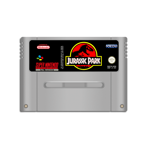 Jurassic Park (UK) (loose) (very good condition) - Super Nintendo (SNES)