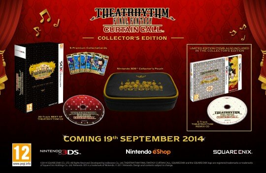 TheatRhythm Final Fantasy: Curtain Call (Collectors Edition) (EU) (CIB) (mint condition) - Nintendo 3DS