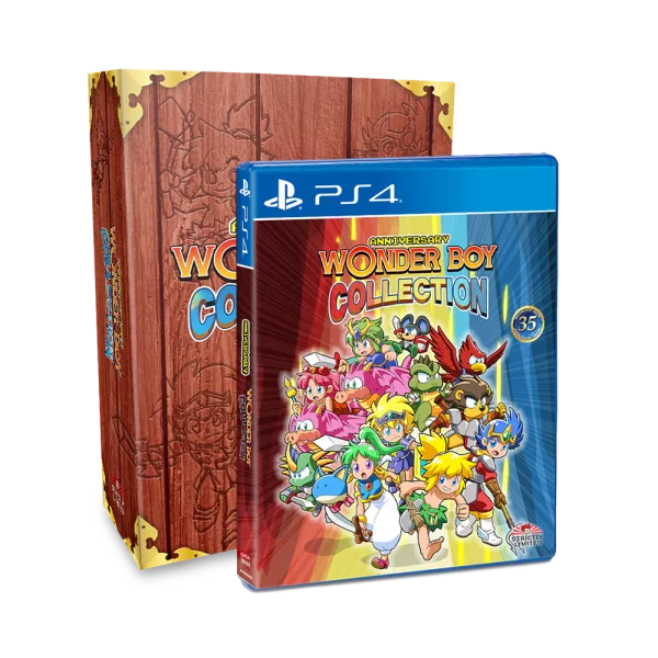 Wonder Boy Collection (Strictly Limited Anniversary Collectors Edition, Blue Box) (EU) (CIB) (new) - PlayStation 4 (PS4)