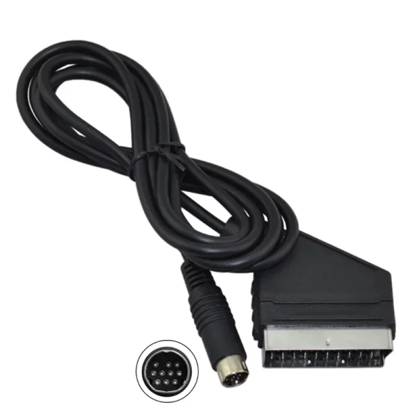 RGB-SCART Kabel für Sega Saturn (gute Qualität) 1,8m (Third Party) (EU) (lose) (neu) - Sega Saturn