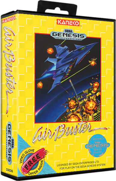 Air Buster (Aero Blasters) (US) (CIB) (very good condition) - Sega Mega Drive