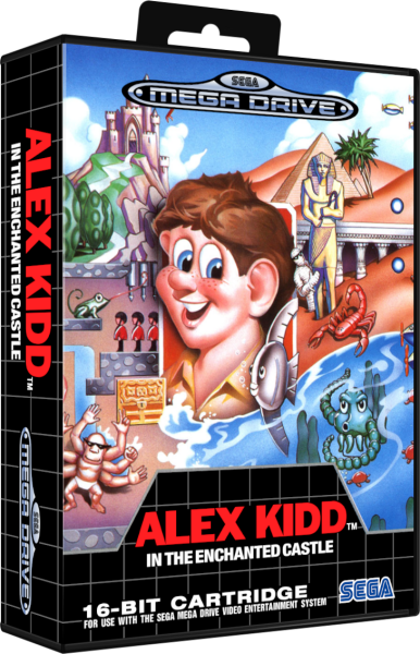 Alex Kidd in the Enchanted Castle (EU) (ohne Anl.) (sehr guter Zustand) - Sega Mega Drive