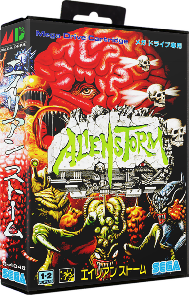 Alien Storm (JP) (OVP) (neuwertiger Sammlerzustand) - Sega Mega Drive