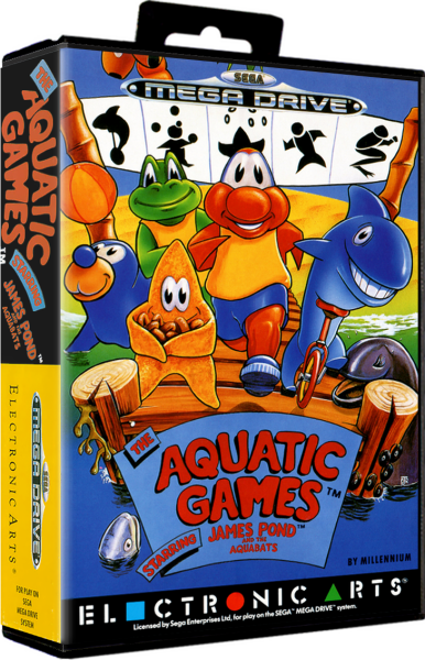 Aquatic Games - starring James Pond (EU) (CIB) (very good condition) - Sega Mega Drive