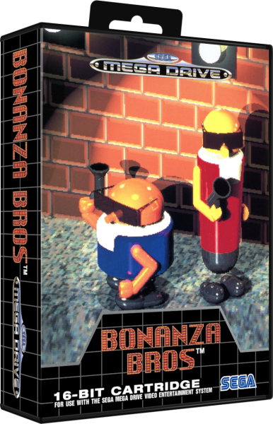 Bonanza Bros. (EU) (OVP) (sehr guter Zustand) - Sega Mega Drive