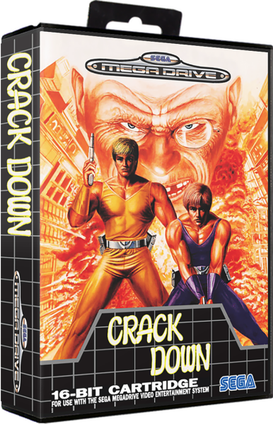 Crack Down (EU) (CIB) (mint condition) - Sega Mega Drive