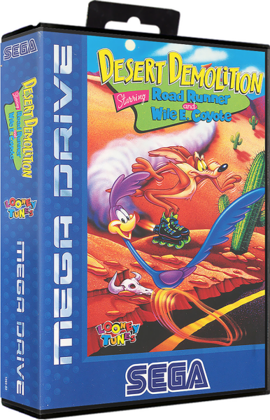 Desert Demolition – starring Road Runner (EU) (CIB) (very good condition) - Sega Mega Drive