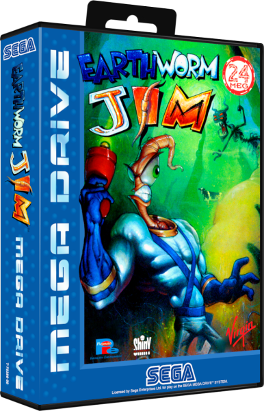 Earthworm Jim (EU) (CIB) (very good condition) - Sega Mega Drive