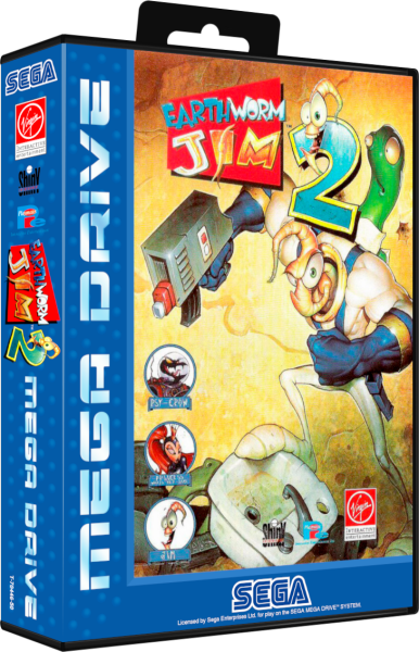 Earthworm Jim 2 (EU) (CIB) (mint condition) - Sega Mega Drive