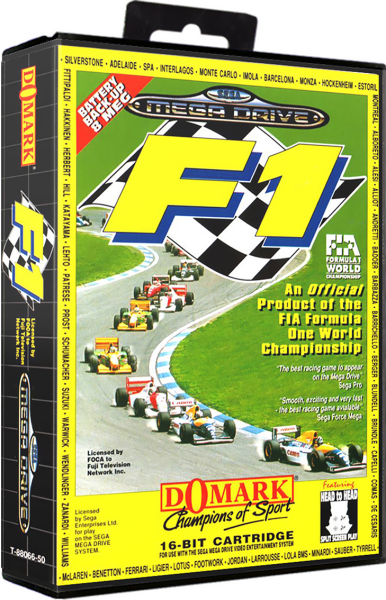 F1 Formula One (EU) (ohne Anl.) (sehr guter Zustand) - Sega Mega Drive