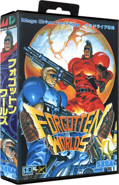 Forgotten Worlds (JP) (OVP) (sehr guter Zustand) - Sega Mega Drive