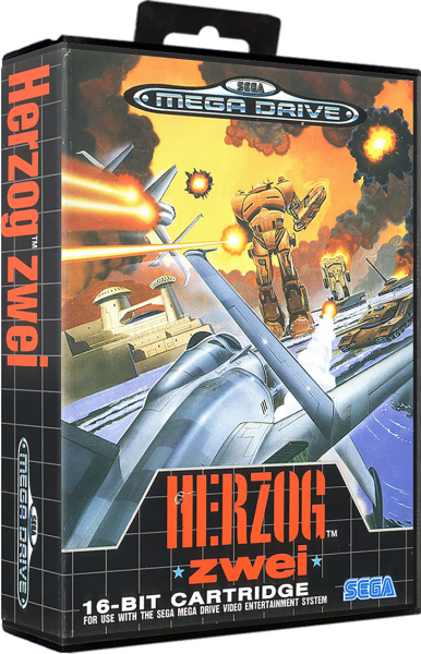 Herzog Zwei (EU) (CIB) (acceptable) - Sega Mega Drive