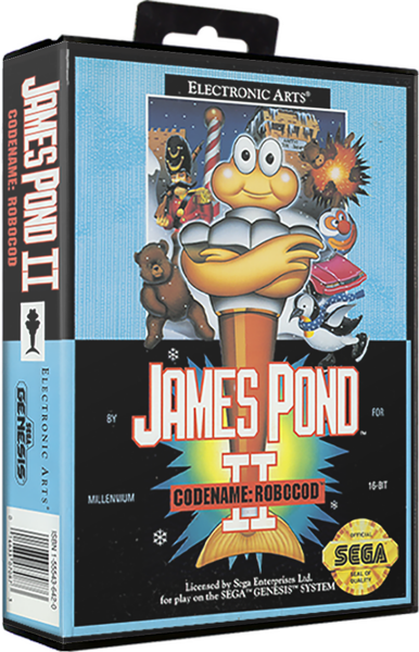 James Pond 2 – Codename Robocod (US) (CIB) (very good condition) - Sega Mega Drive