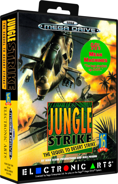 Jungle Strike (EU) (CIB) (very good condition) - Sega Mega Drive