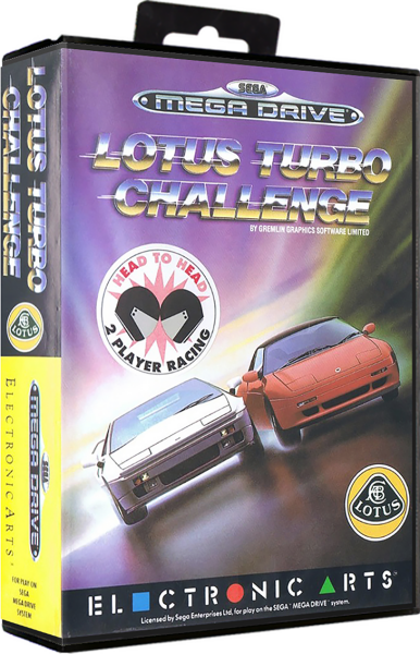 Lotus Turbo Challenge (EU) (OVP) (sehr guter Zustand) - Sega Mega Drive