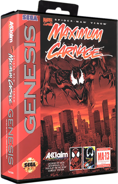 Maximum Carnage (US) (CIB) (very good condition) - Sega Mega Drive